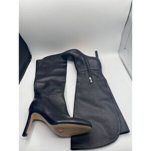 Nine West Women's Black Sancha Dress Regular Calf Boots Size 6.5 NWOB